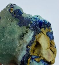 143 Gram Natural Beautiful Colour Aragonite With Azurite From Afghanistan picture