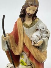 VINTAGE JESUS THE SHEPHERD & JESUS THE SAVIOR STATUES/FIGURINES picture