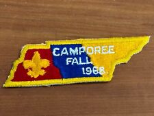 BSA, 1968 Fall Camporee Tennessee-Shaped Patch picture
