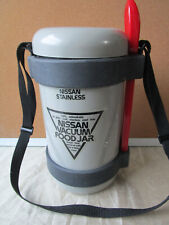 Vintage Nissan Stainless Vacuum Bottle Hot Food Soup Thermos 1.7L Made in Japan picture