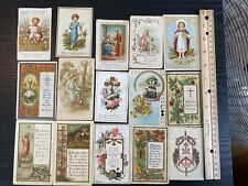 Antique Catholic Prayer Card Religious Collectible 1890's Holy Card Lot Jesus picture