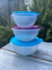 Tupperware Vintage Wondolier Bowls Set of  capacity: 12, 8, and 6 picture