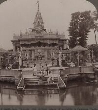 Jain Temple Richest place of Worship Calcutta India Underwood Stereoview c1900 picture