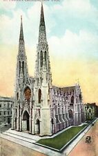 Vintage Postcard St. Patrick's Cathedral Parish Church New York Success Postal picture
