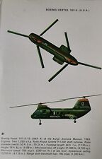 NICE ~ Boeing Vertol 107 Helicopter Information Picture Collectible Article picture