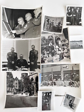 Large Lot of Military Photos Portraits Candid Events US Army Generals Staff picture