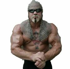10 mm Chainmail Hood Aluminum Open Face Designed Coif for Photoshot picture