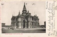 Court House, Lafayette, Indiana IN - 1906 Vintage Postcard picture