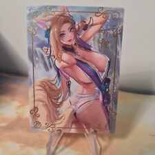 WAIFU ANIME GIRL - TCG Card Game - Sexy Girl Bikini Ecchi - Rare Holo Foil Mint  picture