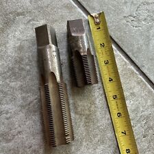 Vintage Machinist Reamers John Bath Co 1 3/8” -12 NF & Greenfield 1” ZP picture
