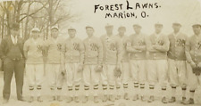 Very Rare 1912 Forest Lawns Baseball Team RPPC Postcard Marion Ohio OH picture