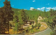 Postcard Pig Tail Bridge Black Hills SD South Dakota 1962 Postcard 4123 picture