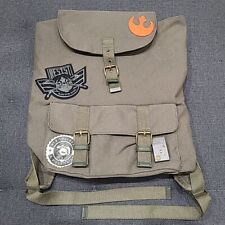 Rare STAR WARS Galaxy’s Edge Rebel Backpack Canvas Green - Opening Days 2019 picture