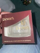 dewars scotch whisky collectible rocks glass picture