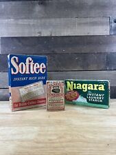 Lot Of 3 Antique Laundry Detergent Boxes Starch/Suds picture