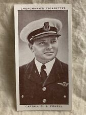 1939 Kings of Speed Card Churchman’s Cigarettes #10 Captain G. J. Powell  picture