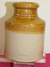 ANTIQUE RARE DOULTON & WATTS LAMBETH POTTERY PRESERVING JAR OLD BOTTLE c1840's picture