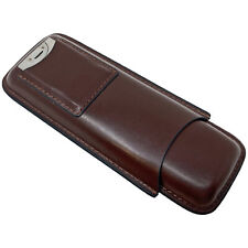 Prestige Import Group Cigar Leather Case w/ Cutter (Brown) picture