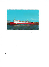 M/S Manic Ferry/Traversier on St. Lawrence River, Québec vintage postcard picture