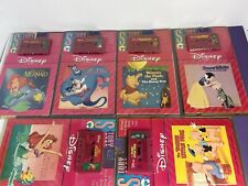 6 Vintage Disney Read Along Cassette And Book New In Plastic, Sealed, Rare, 1999 picture