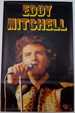 Eddy Mitchell–Original Poster–Barclay – G.Moreau - Very Rare - Poster 1972 picture