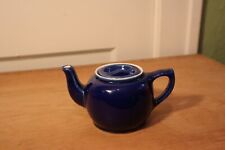 VTG Hall cobalt  blue teapot with lid, single serve picture