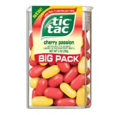 Tic Tac Cherry Passio LOT OF 2 Individual Containers SEALED 1oz Collectible Pack picture