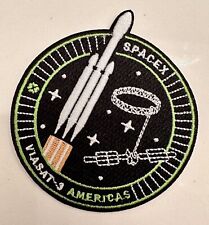 Original SpaceX VIA SAT 3 AMERICAS  FALCON 9 MISSION PATCH 3” picture