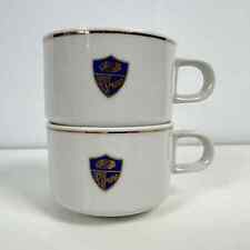 Lot Of 2 Western Airlines 1926 1986 60th Anniversary ABCO Coffee Tea Mug Cup picture