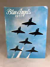 Vintage US Navy 1977 BLUE ANGELS Air Show Recruitment Program Book A-4 SKYHAWK picture
