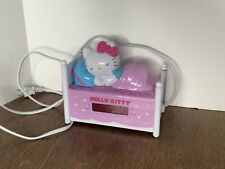 Sanrio Hello Kitty Pink Alarm Clock AM/FM Clock Radio Lights Up picture