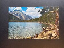 Wyoming WY Postcard Grand Teton National Park Mount Moran Jenny Lake picture
