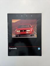Vintage 1990 Volkswagen Corrado Brochure picture