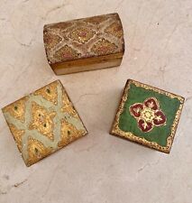 Vintage Hinged Italian Florentine Boxes collection picture
