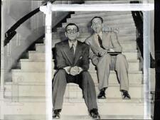1949 Press Photo Irving Berlin & Moss Hart at 