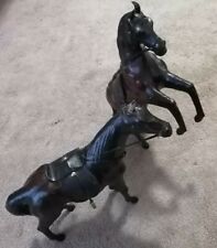 Vintage Leather Horses Made in India picture