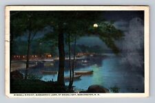 Manchester NH-New Hampshire, Kimball's Point, Lake, Vintage c1919 Postcard picture