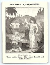 1900 BIBLE SCHOOL JUNIOR LESSON PICTURES JOHN 20 THE LORD IN THE GARDEN P2161 picture