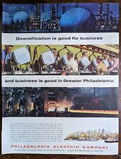Philadelphia Electric Company Diversity in Industry 1950s Vintage Folio Print Ad picture