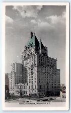 Postcard Canada Hotel Vancouver Vtg B&W View H7 picture