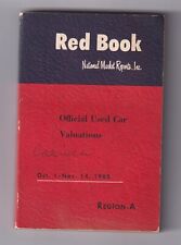 Red Book Official Used Car Valuation  Region A  October 1 to Nov 14 1965 picture