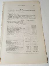 1876 NY train document CARTHAGE WATERTOWN & SACKETTS HARBOR RAILROAD  GH Sherman picture