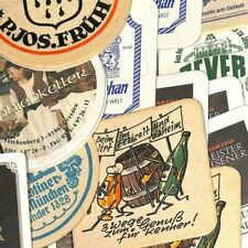 Vintage German Beer Coasters c80's-90's 50pcs Asst. w/ Some Duplicates picture