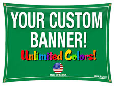 2'x 3' Personalized Banner High Quality Vinyl 2x3 picture