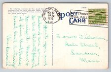 1938 Red Cross Roll Call Cancel Street Trolley Palms St Charles Ave New Orleans picture