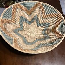 Native American unusual RARE traditional NAVAJO wedding basket weave BOWL picture