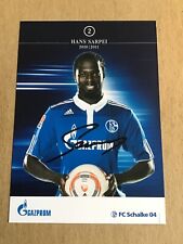 Hans Sarpei, Ghana 🇬🇭 FC Schalke 04 2010/11 hand signed picture