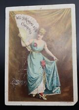 ANTIQUE OVERSIZED 1800'S ADVERTISING TRADE CARD KIMBALL CIGARETTES  picture