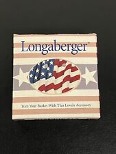 LONGABERGER 1998 OVAL FLAG TIE-ON #36218 NOS NEW picture