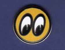 Vintage Mooneyes Moon hat pin lapel pin tie tac hard enamel badge -- Collectible picture